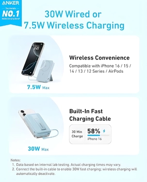 Anker Zolo 10000mAh Magnetic Power Bank  thumbnail 2
