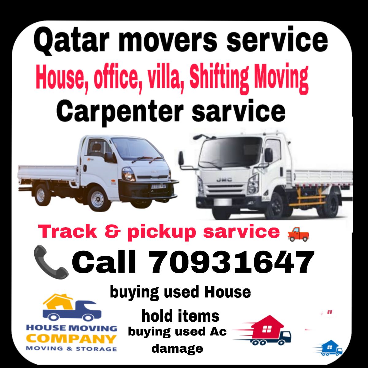 Shifting Moving carpenter sarvice 24 available