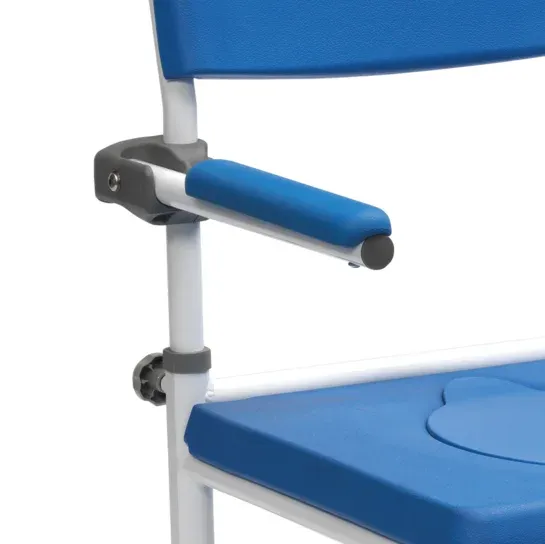 ASTON SHOWER COMMODE CHAIR 18" thumbnail 2