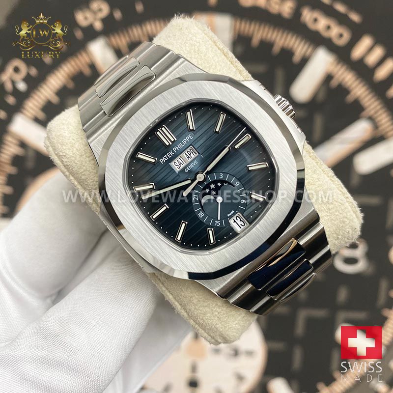 Patek Philippe Nautilus Annual Calendar Moon Phase
