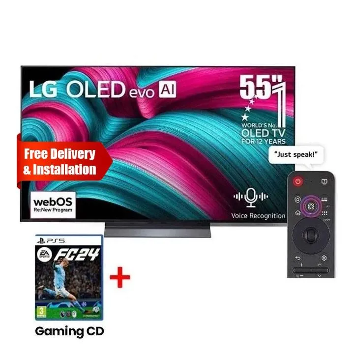 LG 55 Inch OLED Smart TV image 1