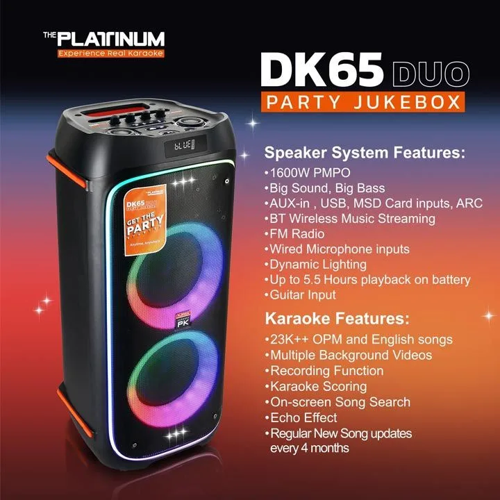 Platinum Party Jukebox Speaker thumbnail 3