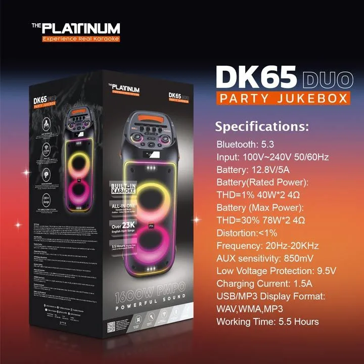 Platinum Party Jukebox Speaker thumbnail 4