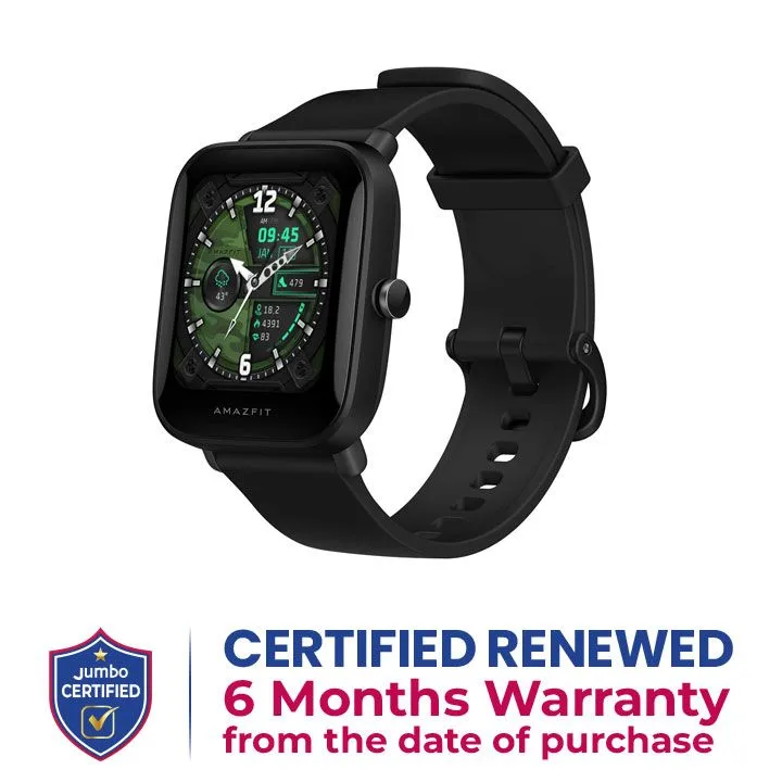 Amazfit Bip U Pro Smartwatch - Black