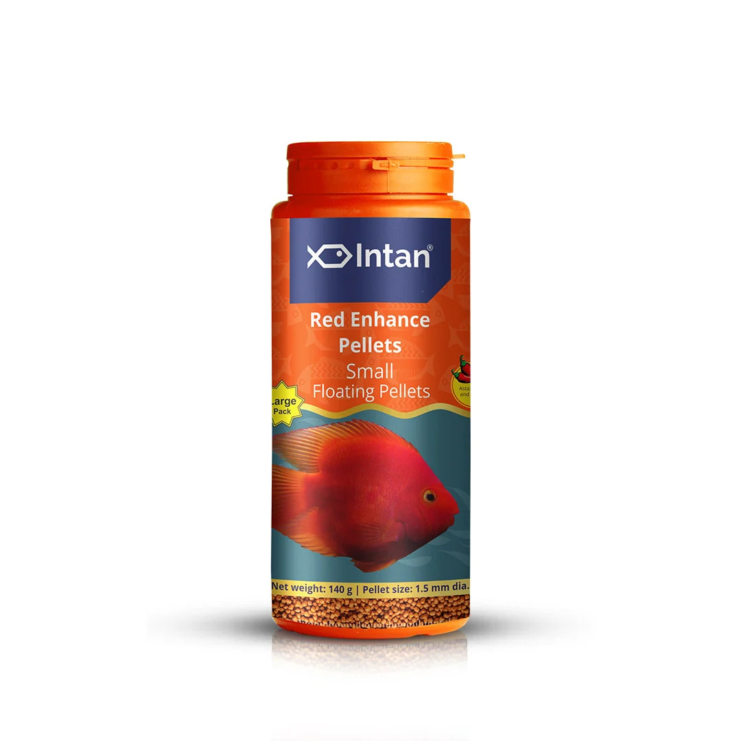 Parrot fish food Red Enhance Small Floating Pellet image 1