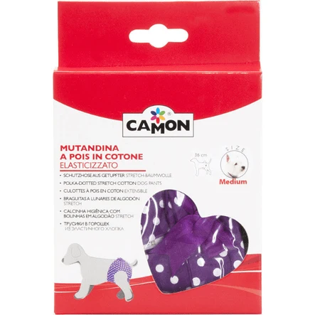 Dog Pants-Purpl.W.Polkadots image 1