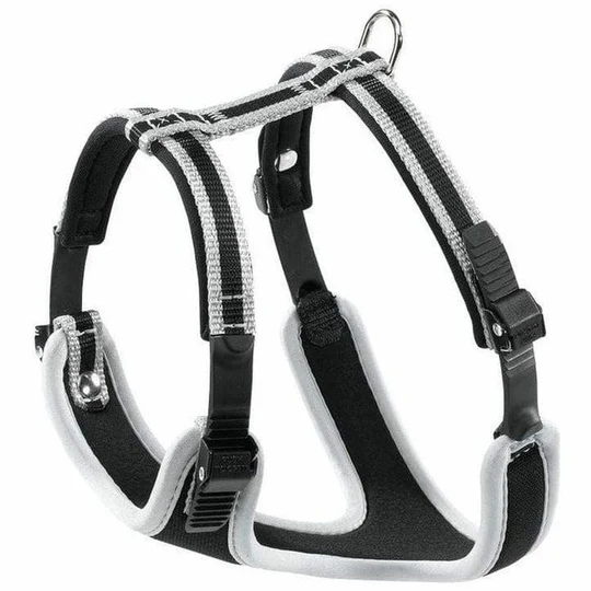 Grey Adjustable Padded Dog Harness image 1