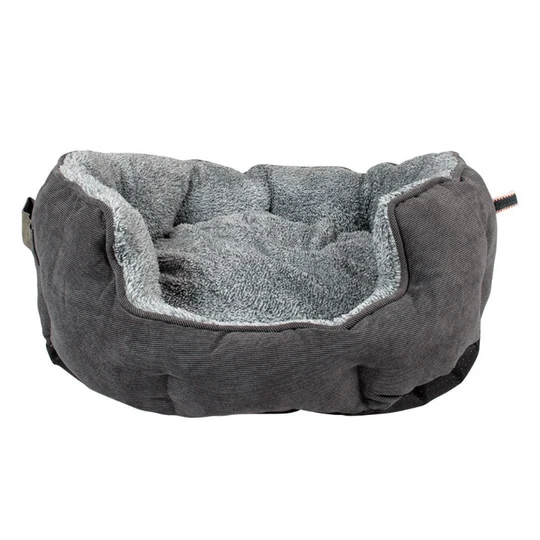 Corduroy Oval Pet Bed image 1