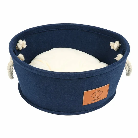 Felt Barrel Pet Bed image 1