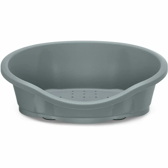Ventilated Dog Bed Gray Black image 1