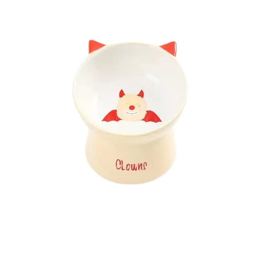 Joker Tall Pet Bowl-Red image 1
