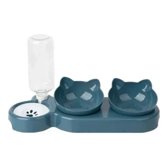 Triple pet bowls image 1