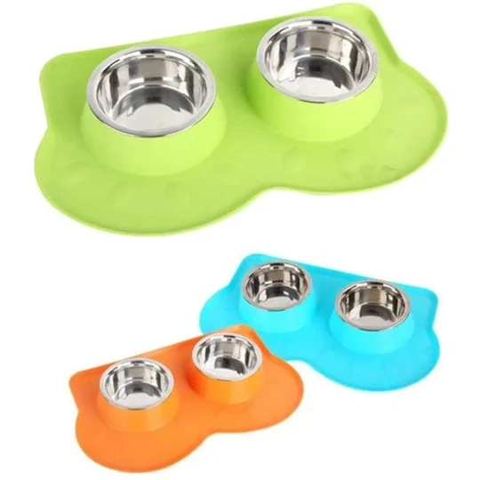 Double Pet Feeders image 1