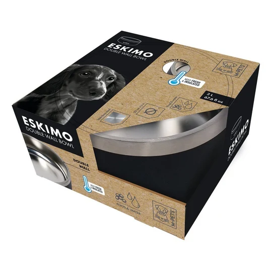 ESKIMO Double Wall Bowl - Black image 1
