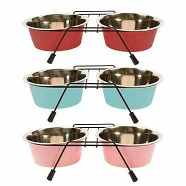 DINNER SET WIRE STAND + BOWLS S image 1