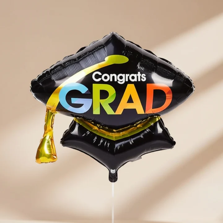 Graduate Foil Helium Balloon