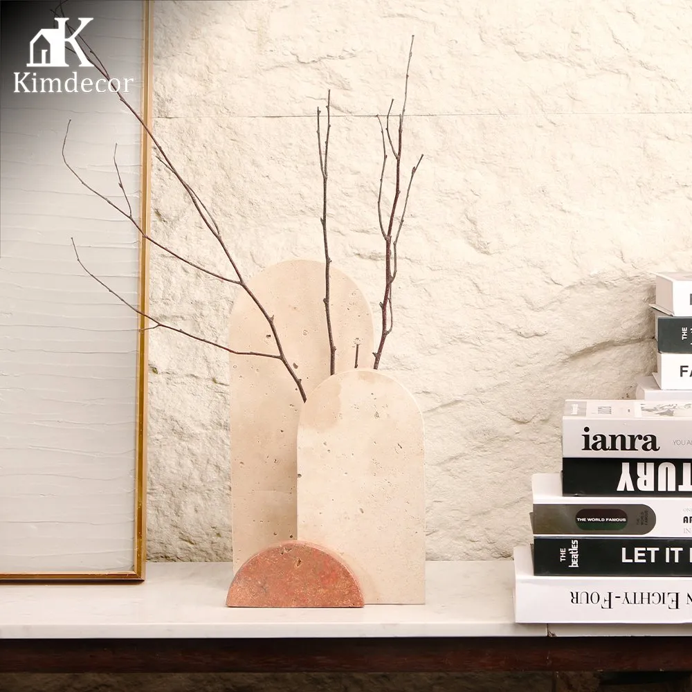 Beige & Red Vases thumbnail 2