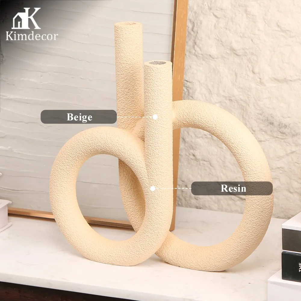 Matt White & Beige Vases thumbnail 3