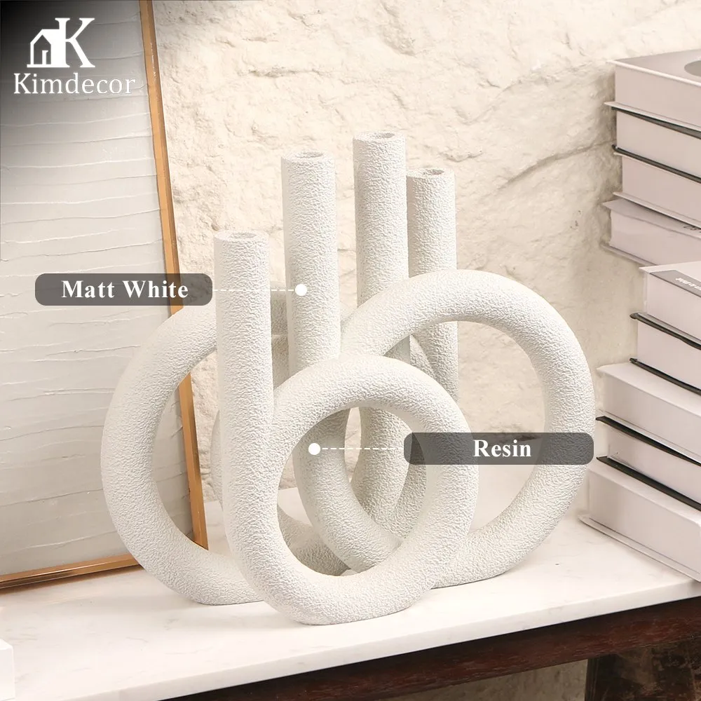 Matt White & Beige Vases thumbnail 4