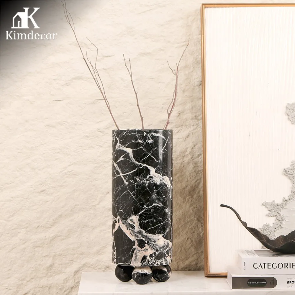 Marble Geometric Vases thumbnail 2