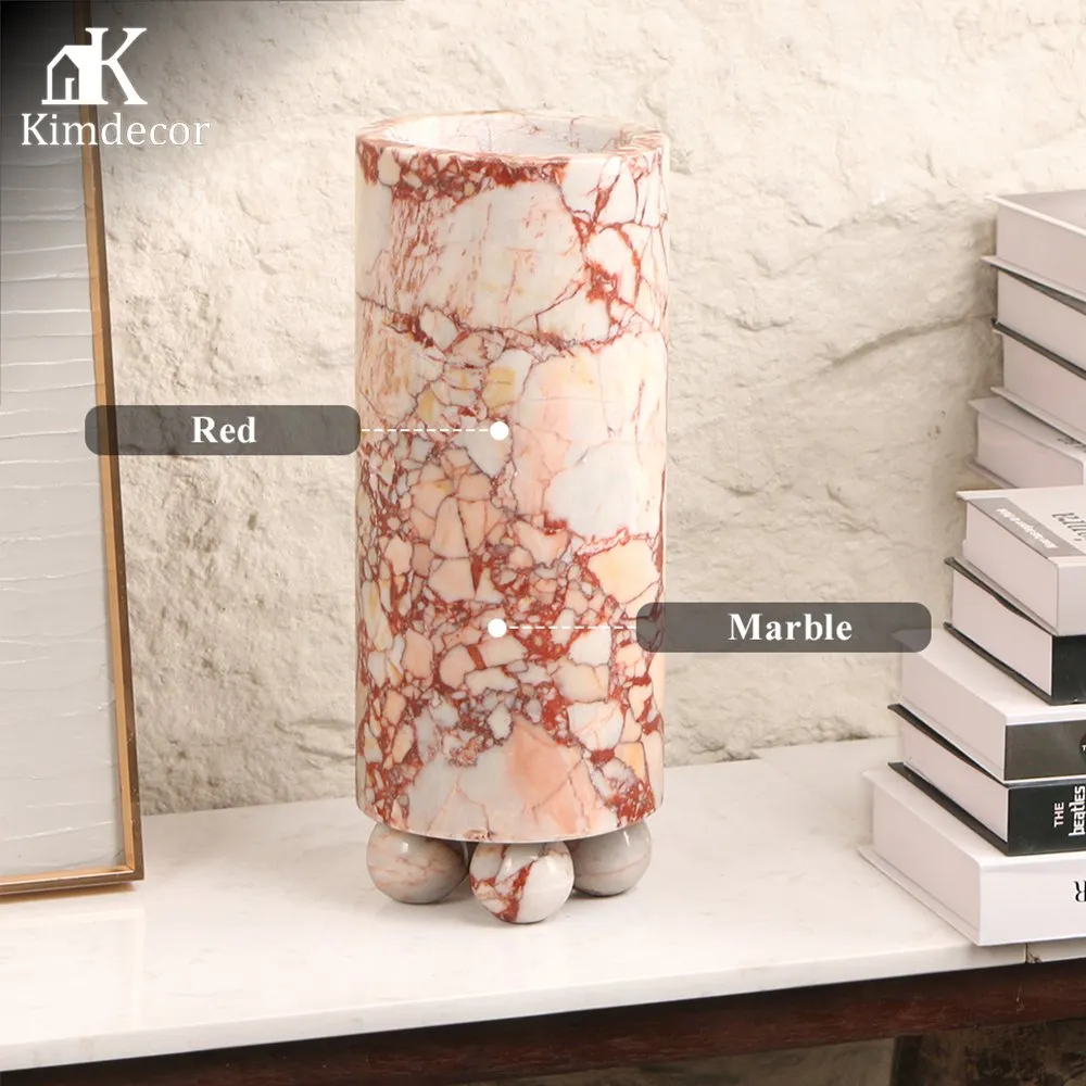 Marble Geometric Vases thumbnail 3