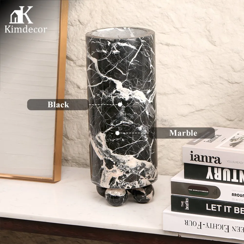 Marble Geometric Vases thumbnail 4