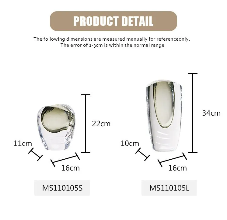 Olive Glass Vase thumbnail 4