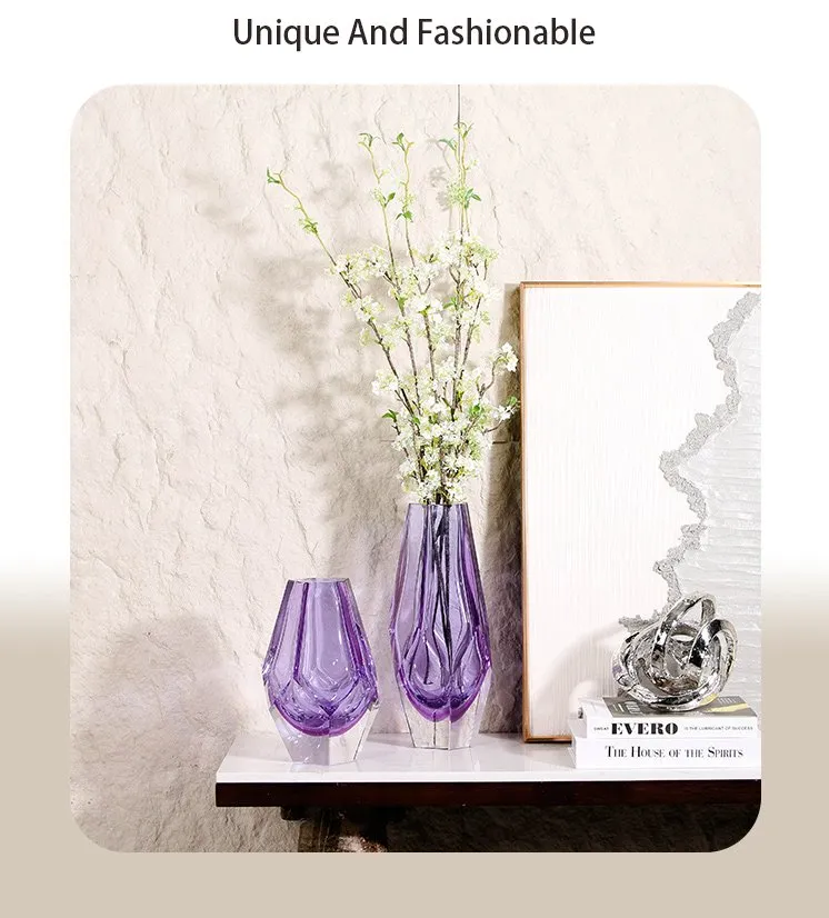 Faceted Glass Vase thumbnail 4