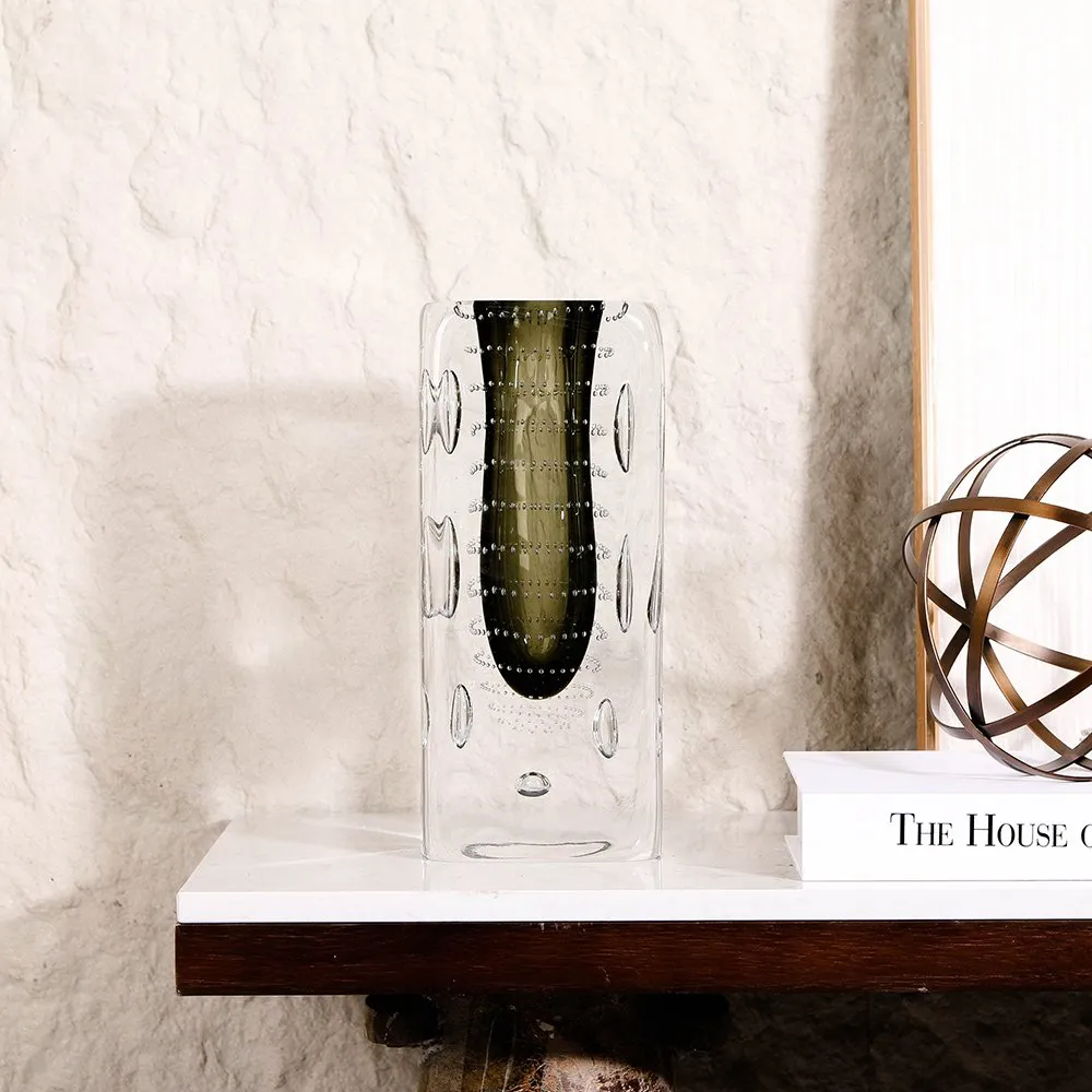 Rectangular Glass Vase thumbnail 2