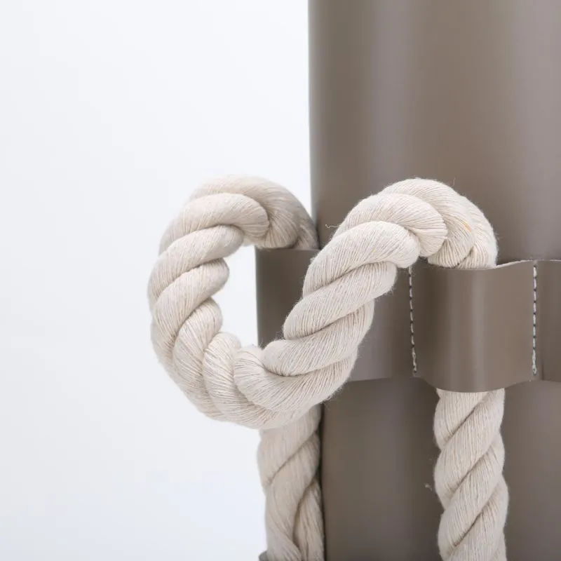 Roped Leather Vase thumbnail 2