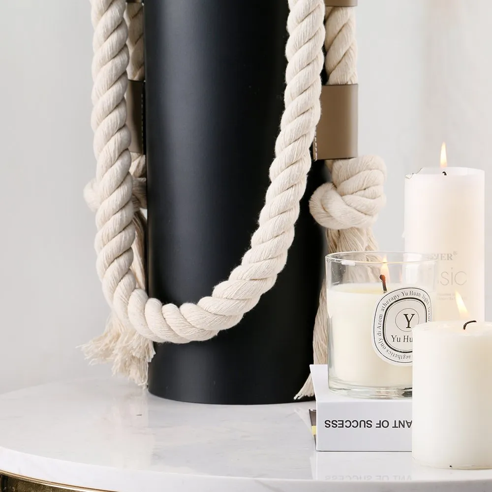 Roped Leather Vase thumbnail 4