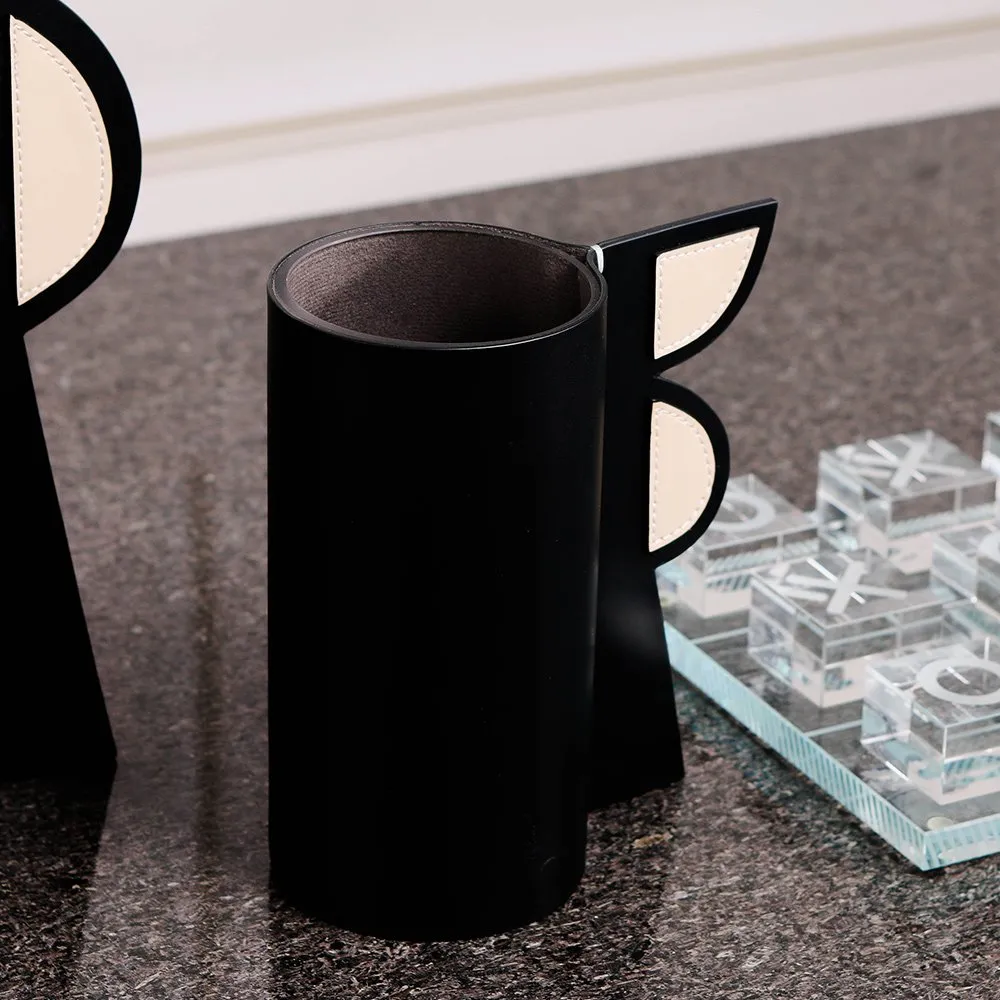 Leather Tabletop Vase thumbnail 3