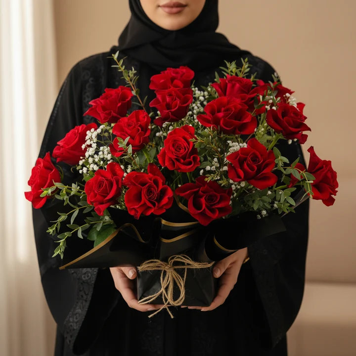 Glitz Red Roses Bouquet thumbnail 2
