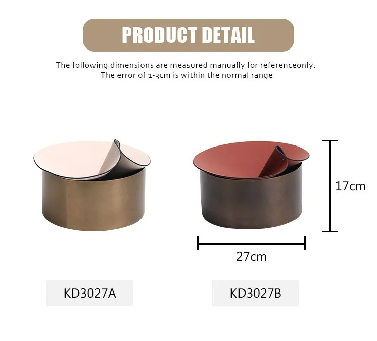 Leather & S/S Storage Box thumbnail 5