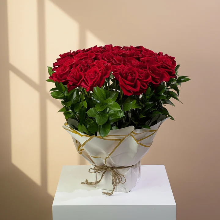 Eternal Red Roses Charm Bouquet thumbnail 2