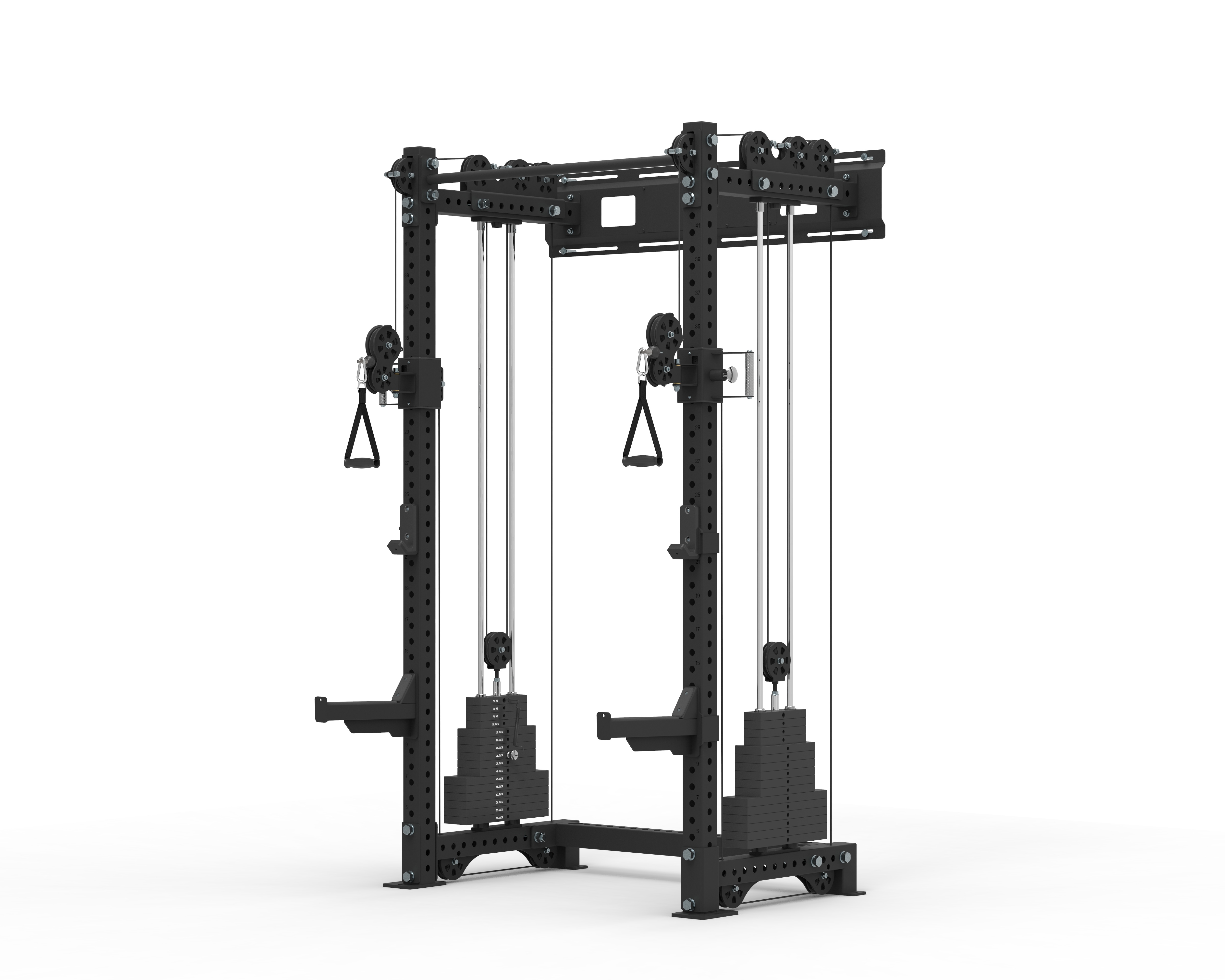 MH-502 Wall Mounted Daul Pulley Functional Trainer Rack image 1