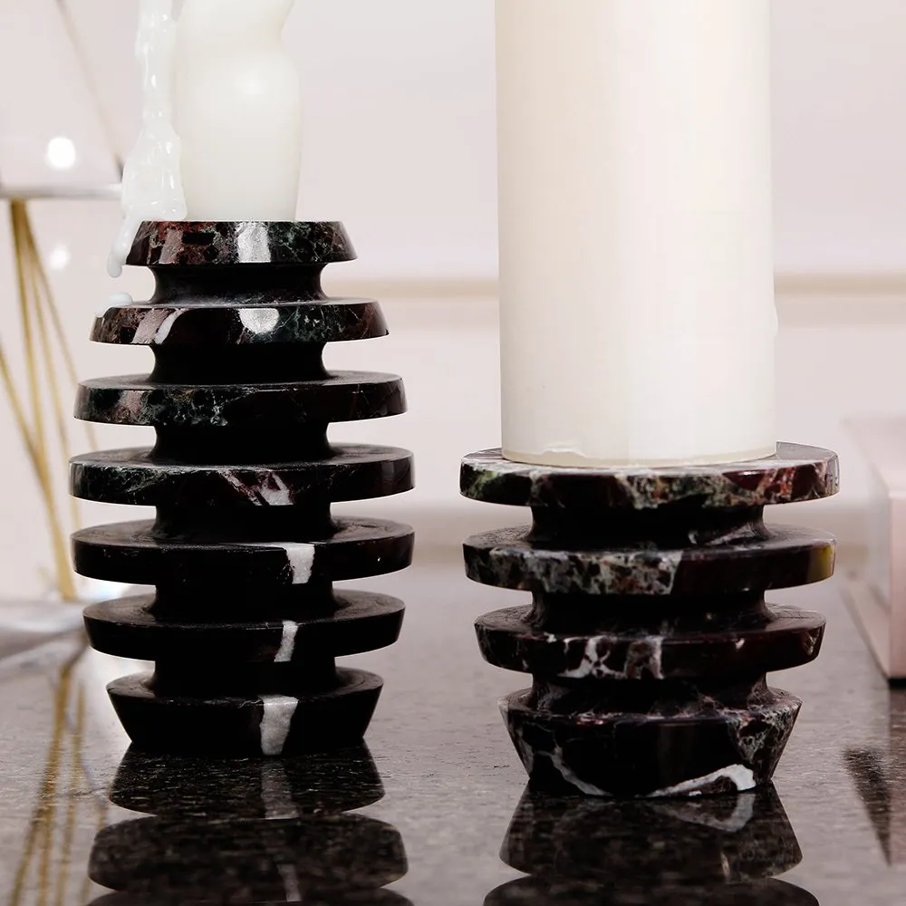 Black Marble Candle Holder thumbnail 2