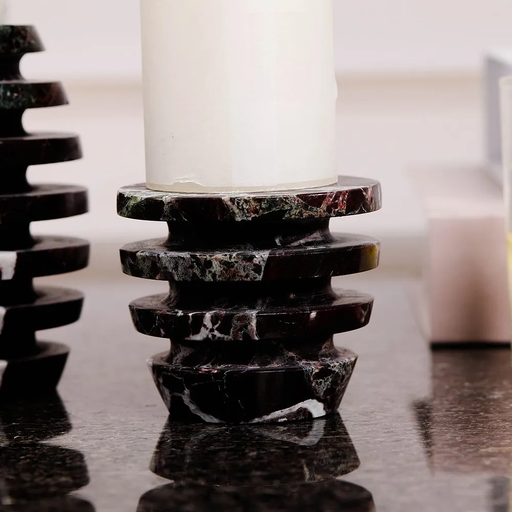Black Marble Candle Holder thumbnail 3