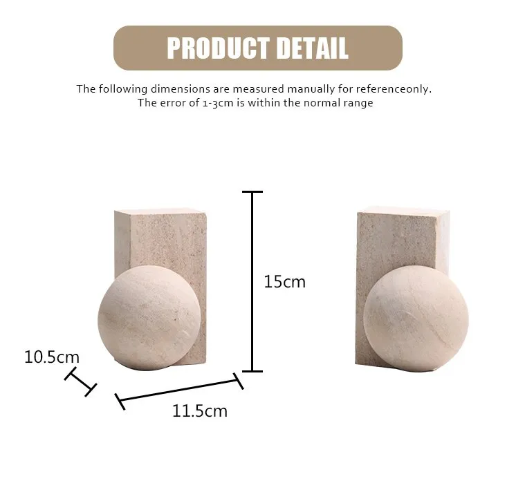 Geometric Marble Bookend thumbnail 4
