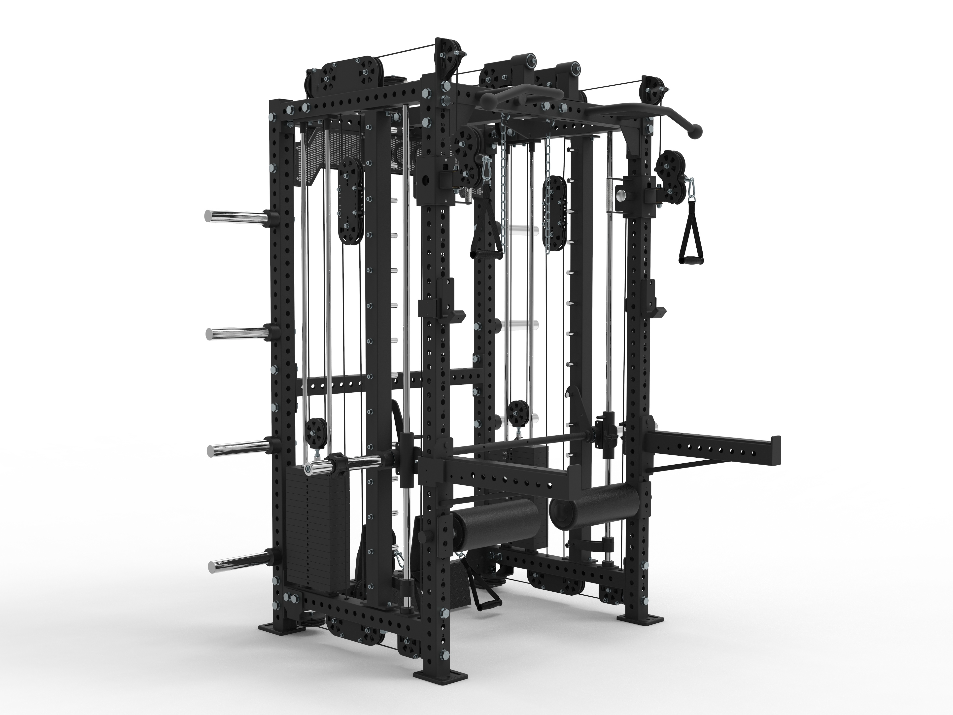 MH-511 Multi Smith Rack With Lat Pull/Low Row Station thumbnail 2