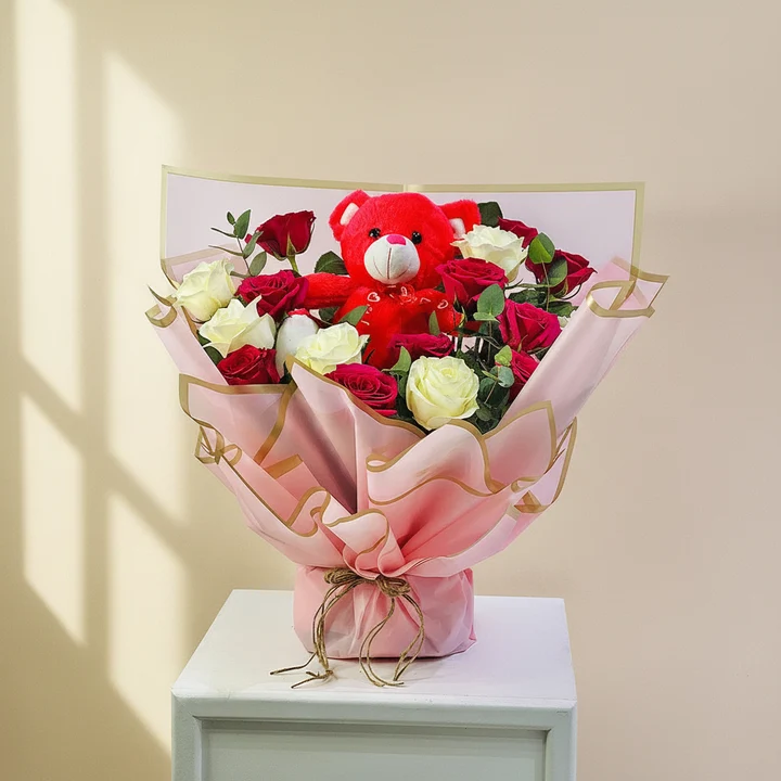 Teddy Roses Bouquet