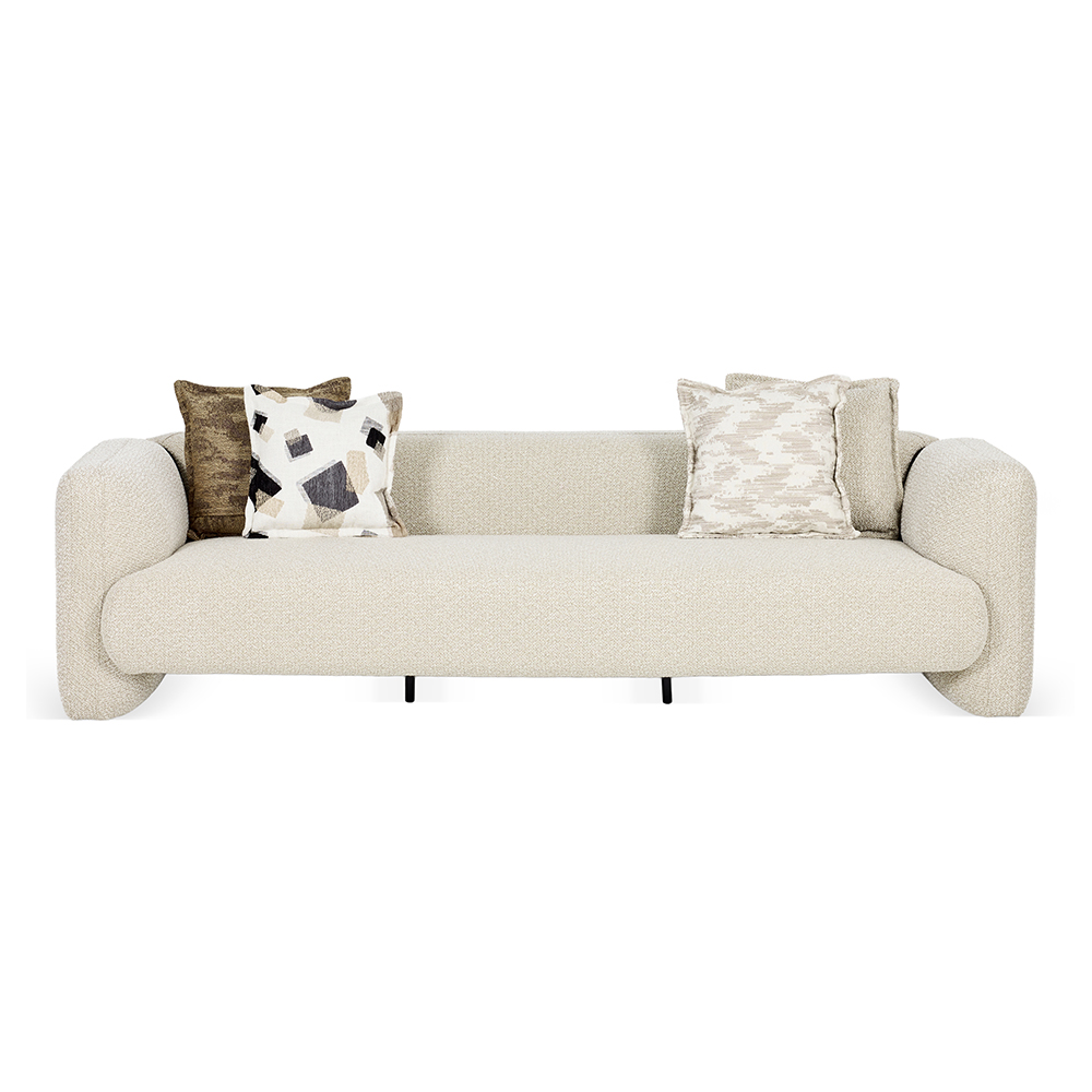 Palermo 4-Seater Sofa, Cream thumbnail 2