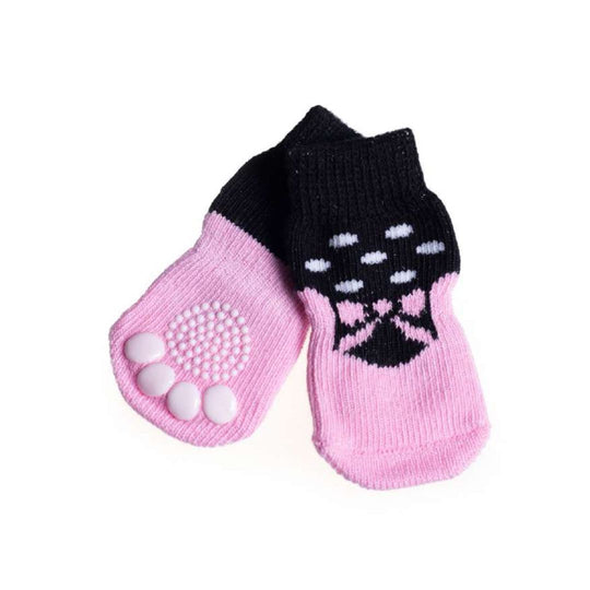 DOG SOCKS PINK RIBBON M image 1