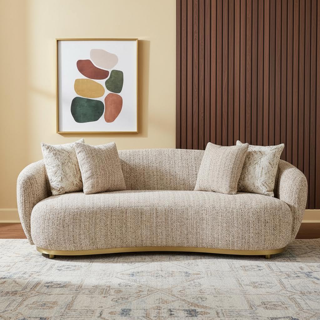 Marco 3-Seater Sofa, Brown