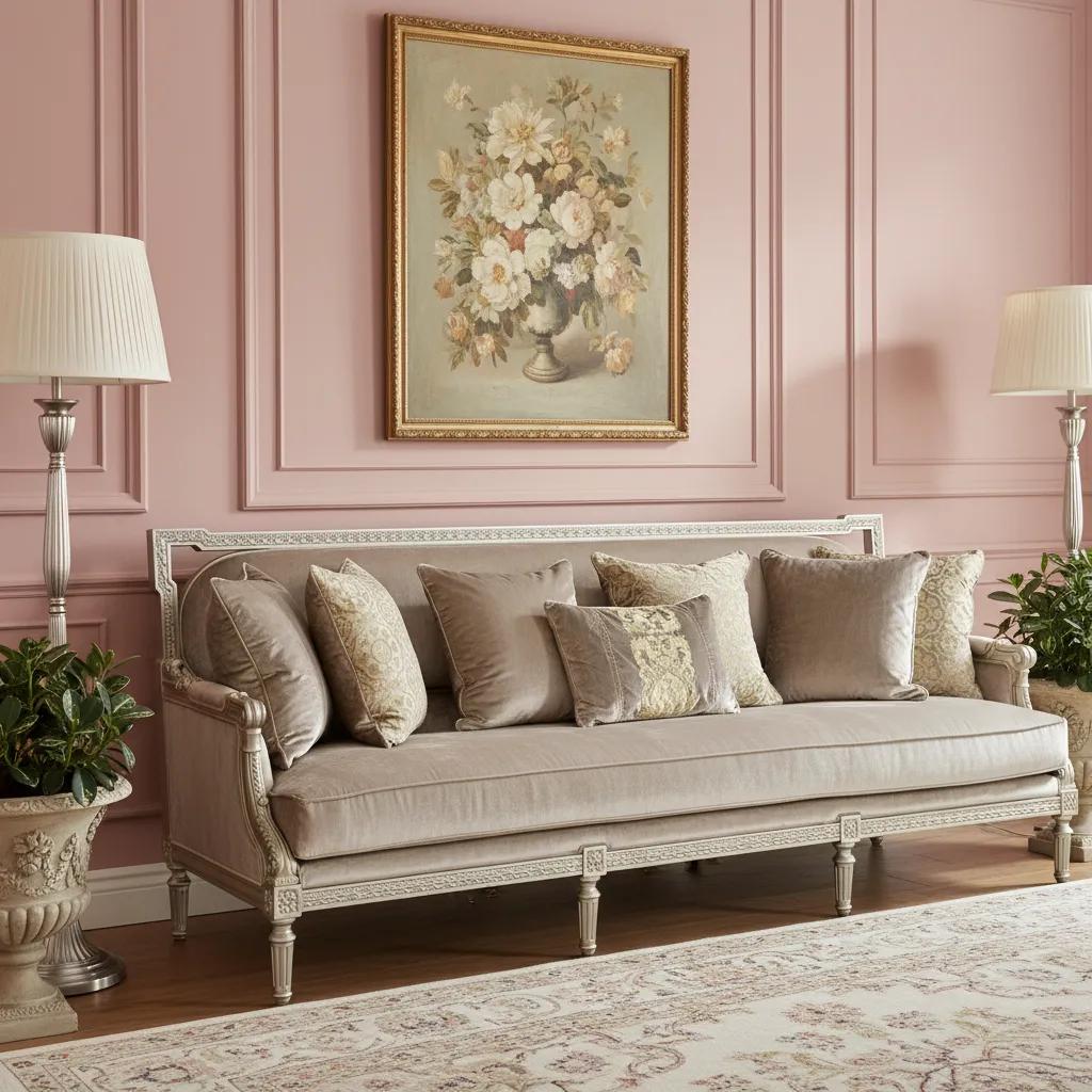 Aleena 4-Seater Sofa, Champagne