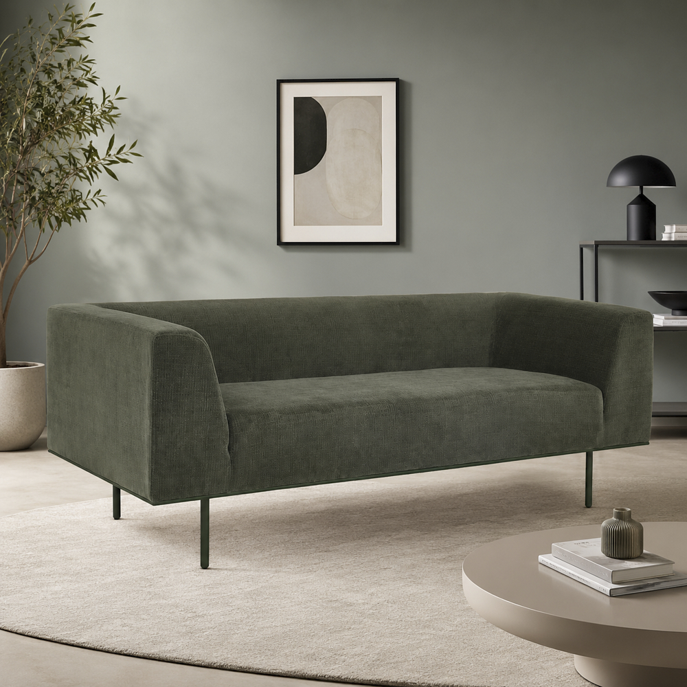 Vega 2-Seater Sofa, Green