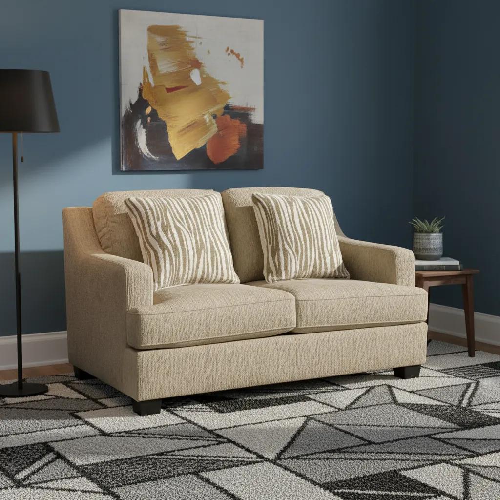 Jasper 2-Seater Sofa, Brown image 1