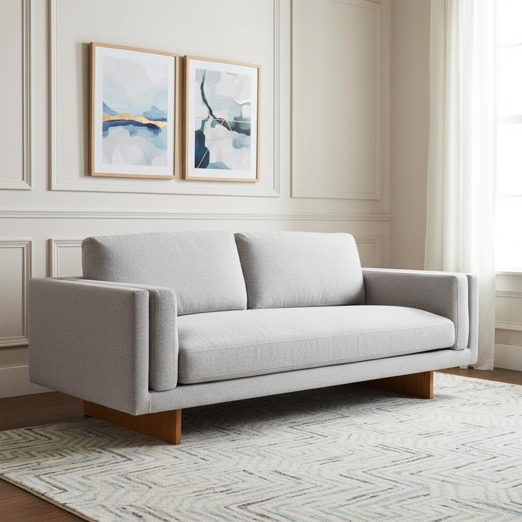 Prescott 3-Seater Sofa, Grey
