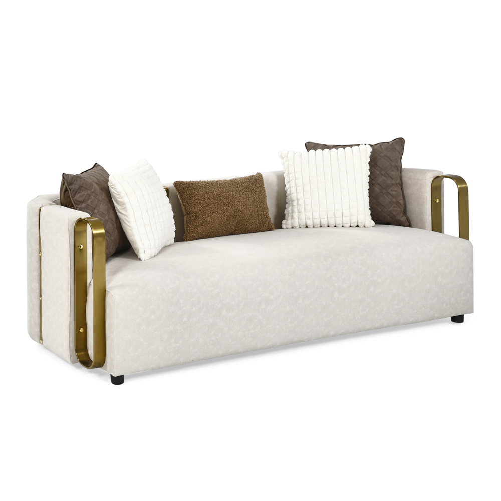 Scala 3-Seater Sofa, Beige image 1