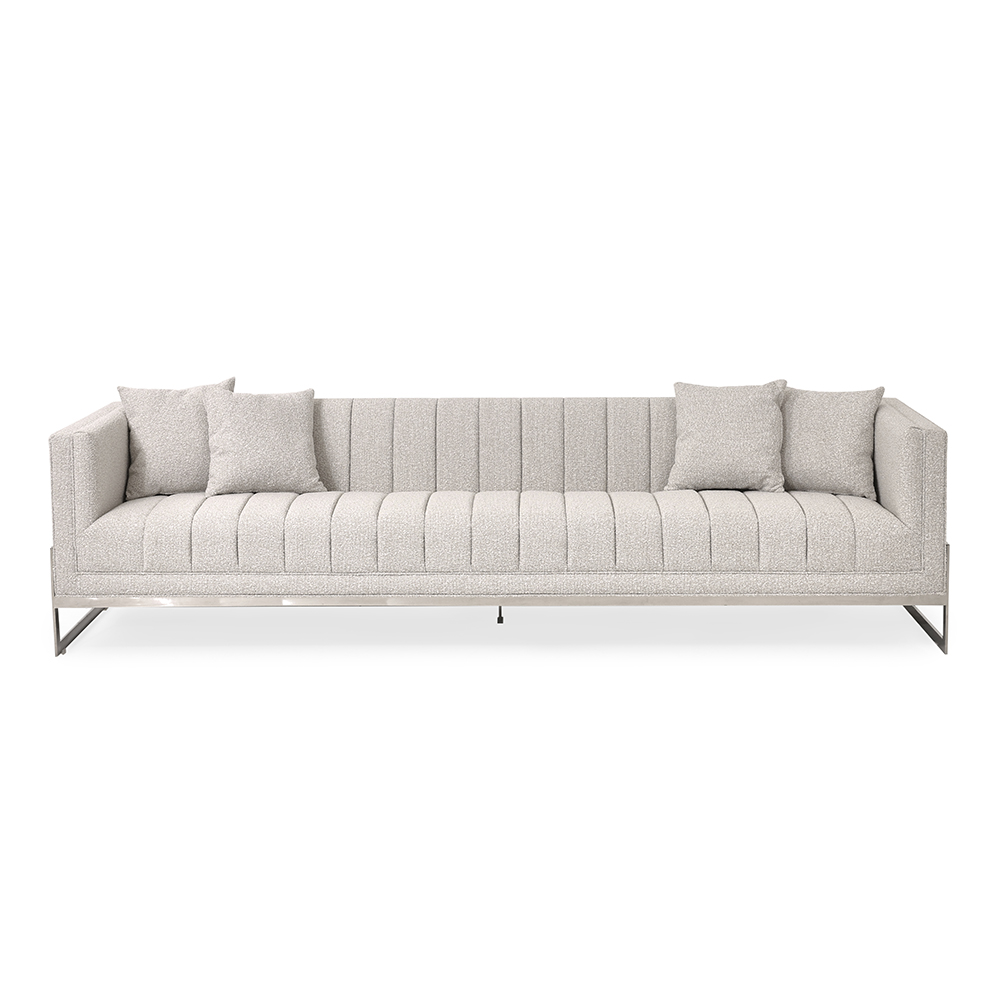 Sparkling 4-Seater Sofa, Taupe image 1